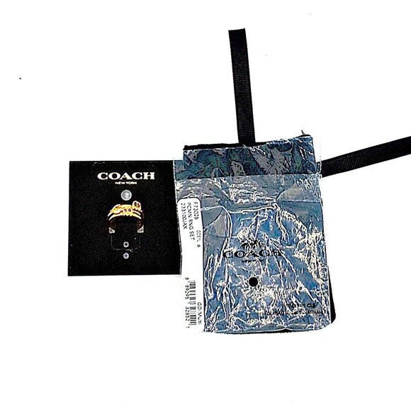 Coach Pac-Man Rings Sz 6 BNWT - Picture 3 of 4